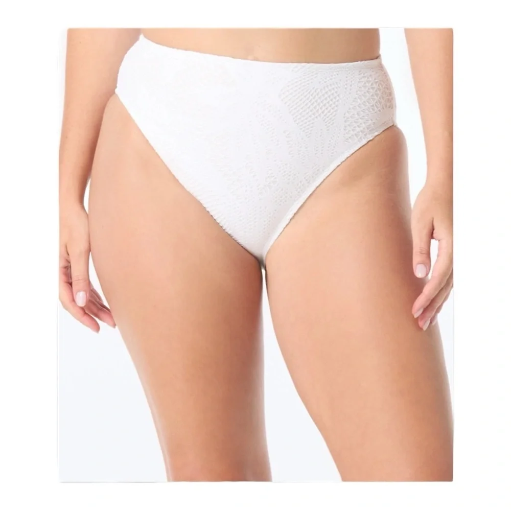 Coco Reef High Esteem High Waist Bikini Bottom - Wild Palm Crochet NWT